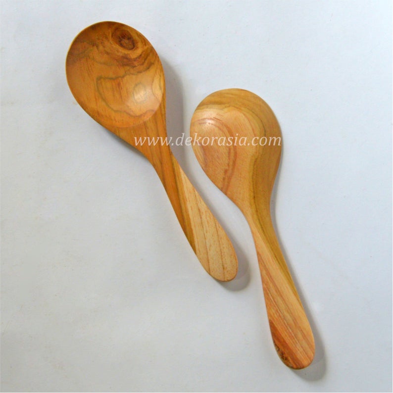 Teak Wood Ladle - Length 8.8 to 9 Inches | Kitchenware